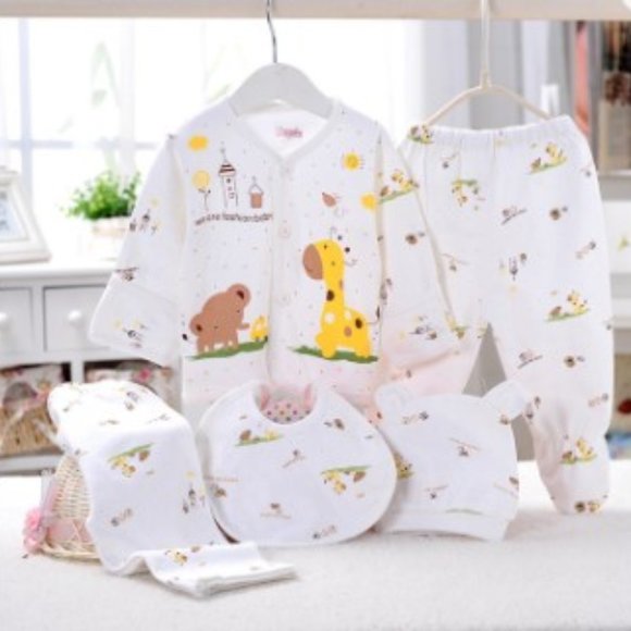 0/3M / Newborn 5 Piece Layette Set - Picture 1 of 1